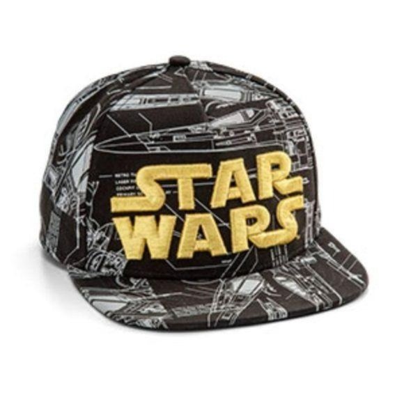Star Wars X-Wing Blueprint Hat NWT Unisex One Size - Picture 1 of 5